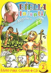Biblia Infantil Para Colorir Angelica Volume 02